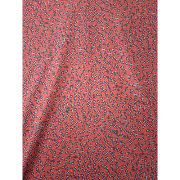 Southern Tide Shirt Mens Medium Shark Print AOP Performance Golf Polo Cocktail - Picture 5 of 7